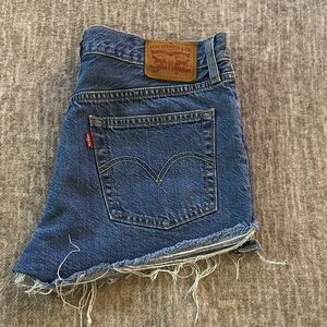 Levi's Classic Blue Denim Shorts